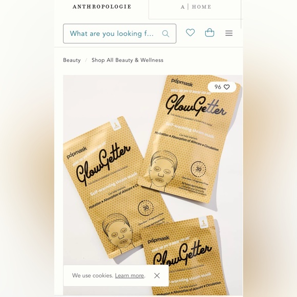 NWT POPMASK GLOWGETTER GOLD FACE MASKS SET OF 3 - Picture 3 of 7